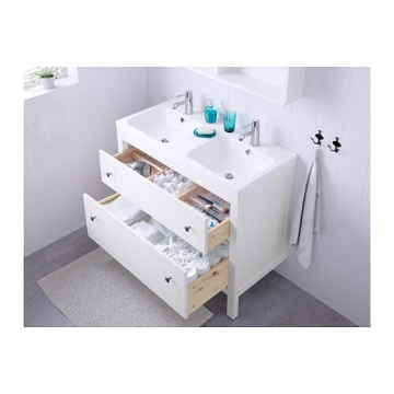 ІКЕА Тумба під умивальник з 2 шухлядами HEMNES ХЕМНЕС, 902.176.65 - Home Club