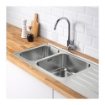 ИКЕА Врезная мойка 2 с крылом БУХОЛЬМЕН, 598.962.90 - Home Club, изображение 3