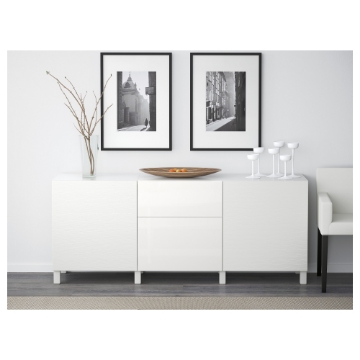 ИКЕА Комбинация с выдвижными ящиками BESTÅ БЕСТО, 291.956.53 - Home Club