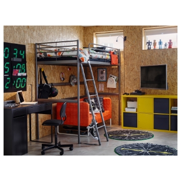 ИКЕА Каркас кровати с мезонином SVÄRTA СВЭРТА, 202.479.82 - Home Club