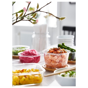 ІКЕА Контейнер для харчових продуктів з кришкою IKEA 365+, 692.690.91 - Home Club
