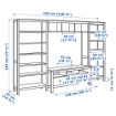 ІКЕА Шафа під телевізор HEMNES ХЕМНЕС, 792.995.54 - Home Club, зображення 4