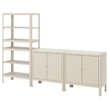 ИКЕА Книжный шкаф с 2 тумбами KOLBJÖRN КОЛЬБЬЁРН, 592.916.34 - Home Club