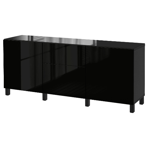 ІКЕА Комбінація стелажів з дверцятами BESTÅ БЕСТО, 796.120.97 - Home Club