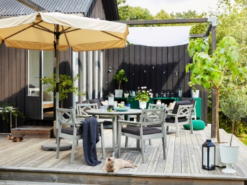 ІКЕА Стілець із підлокітниками BONDHOLMEN, 804.206.29 - Home Club