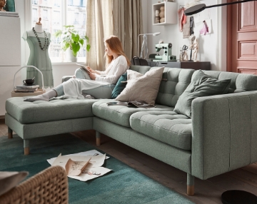 ІКЕА Диван LANDSKRONA ЛАНДСКРУНА, 492.702.60 - Home Club