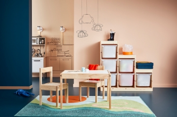 ИКЕА Детский стол и 2 стула LÄTT ЛЭТТ, 501.784.11 - Home Club