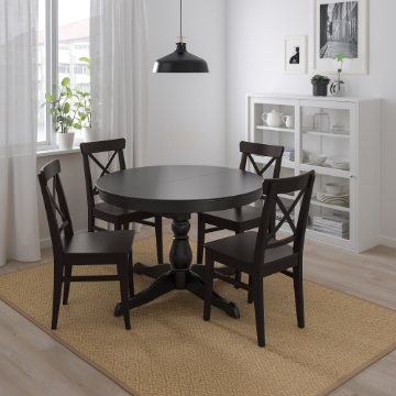 ІКЕА Стіл і 4 стільці INGATORP ІНГАТОРП / INGOLF ІНГОЛЬФ, 794.004.96 - Home Club