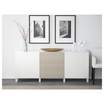ИКЕА Комбинация с выдвижными ящиками BESTÅ БЕСТО, 291.956.48 - Home Club