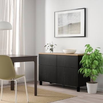 ИКЕА Комбинация полок с дверцами BESTÅ БЕСТО, 894.404.54 - Home Club