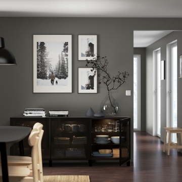 ИКЕА Комбинация с дверцами BESTÅ БЕСТО, 291.399.16 - Home Club