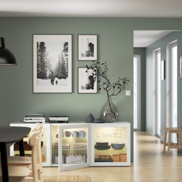 ИКЕА Комбинация с дверью BESTÅ БЕСТО, 793.250.39 - Home Club