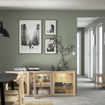 ИКЕА Комбинация с дверью BESTÅ БЕСТО, 593.250.40 - Home Club