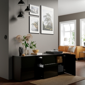 ІКЕА Комбінація з висувними ящиками BESTÅ БЕСТО, 893.251.71 - Home Club