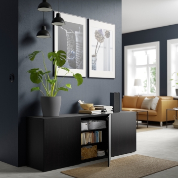 ІКЕА Комбінація з дверима BESTÅ БЕСТО, 393.249.80 - Home Club