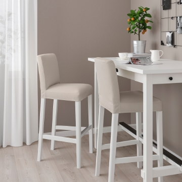 ИКЕА Барный стул со спинкой BERGMUND, 693.882.11 - Home Club