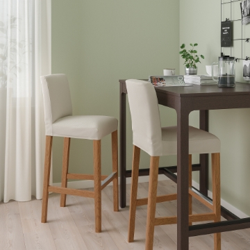ИКЕА Барный стул со спинкой BERGMUND, 793.882.15 - Home Club