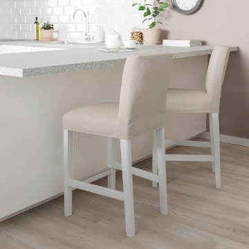 ИКЕА Барный стул со спинкой BERGMUND, 693.881.12 - Home Club