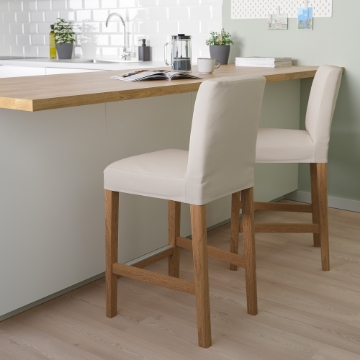 ИКЕА Барный стул со спинкой BERGMUND, 993.881.96 - Home Club
