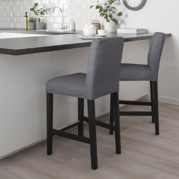 ИКЕА Барный стул со спинкой BERGMUND, 593.846.90 - Home Club