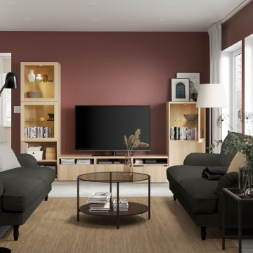 ІКЕА Комбінація тумби під телевізор BESTÅ БЕСТО, 393.308.01 - Home Club