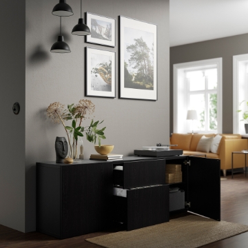 ИКЕА Комбинация с выдвижными ящиками BESTÅ БЕСТО, 893.251.66 - Home Club