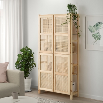 ИКЕА Книжный шкаф с дверцами IVAR ИВАР, 894.034.61 - Home Club