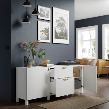 ИКЕА Комбинация с выдвижными ящиками BESTÅ БЕСТО, 994.126.86 - Home Club