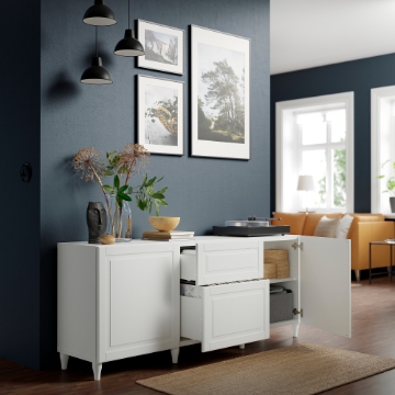 ИКЕА Комбинация с выдвижными ящиками BESTÅ БЕСТО, 494.126.79 - Home Club