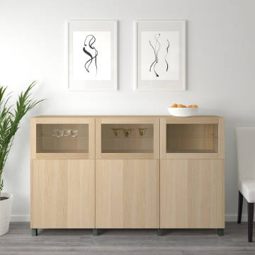 ИКЕА Комбинация с дверцами BESTÅ БЕСТО, 894.244.73 - Home Club