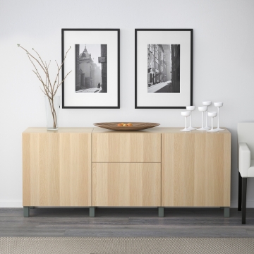 ИКЕА Комбинация с выдвижными ящиками BESTÅ БЕСТО, 994.422.02 - Home Club