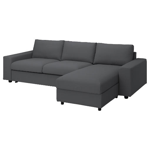 ИКЕА 3-местный диван-кровать с шезлонгом VIMLE ВИМЛЕ, 295.370.86 - Home Club