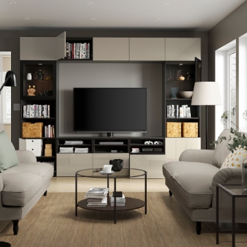 ИКЕА Комбинация под телевизор BESTÅ БЕСТО, 694.110.23 - Home Club