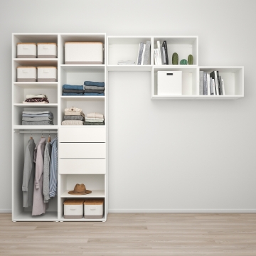 ИКЕА Шкаф с двумя дверцами и тремя ящиками PLATSA ОПХУС, 294.253.57 - Home Club