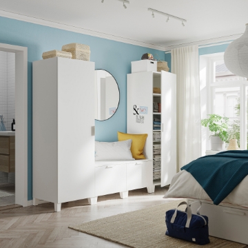 ІКЕА Шафа з 4 дверцятами PLATSA ПЛАТСА, 594.371.27 - Home Club