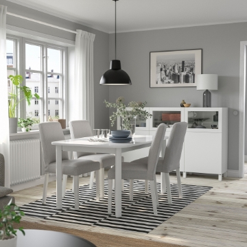 ИКЕА Стол и 4 стула STRANDTORP СТРАНДТОРП / BERGMUND, 194.410.89 - Home Club