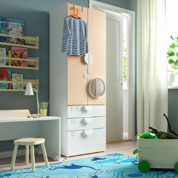 ИКЕА Шкаф SMÅSTAD СМОСТАД / PLATSA ОПХУС, 994.262.64 - Home Club