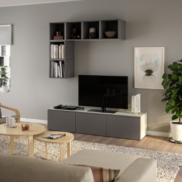 ІКЕА Шафа під телевізор BESTÅ БЕСТО / EKET ЕКЕТ, 994.768.24 - Home Club
