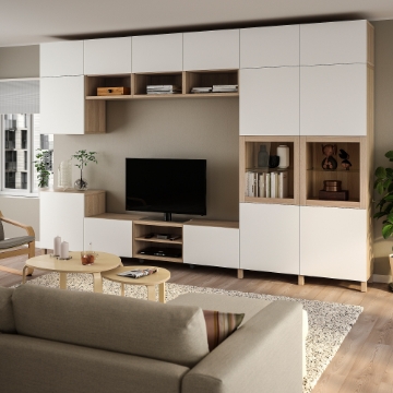 ІКЕА Комбінація тумби під телевізор BESTÅ БЕСТО, 394.768.22 - Home Club