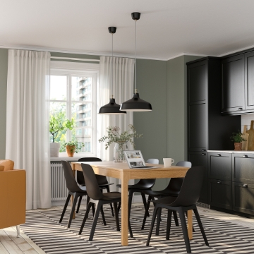 ИКЕА Стол и 6 стульев EKEDALEN ЭКЕДАЛЕН / ODGER ОДГЕР, 594.830.20 - Home Club