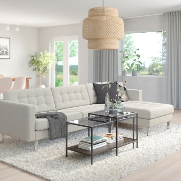 ІКЕА 4-місний диван з шезлонгом LANDSKRONA ЛАНДСКРУНА, 494.353.41 - Home Club
