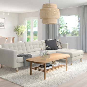 ІКЕА 4-місний диван з шезлонгом LANDSKRONA ЛАНДСКРУНА, 494.353.36 - Home Club