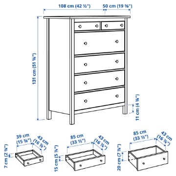 ІКЕА Комод HEMNES ХЕМНЕС, 803.924.62 - Home Club