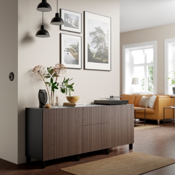 ИКЕА Комбинация с выдвижными ящиками BESTÅ БЕСТО, 094.218.45 - Home Club