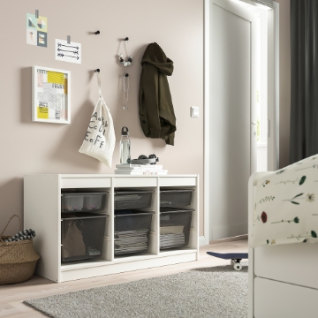 ИКЕА Стеллаж с контейнерами TROFAST ТРУФАСТ, 294.798.35 - Home Club