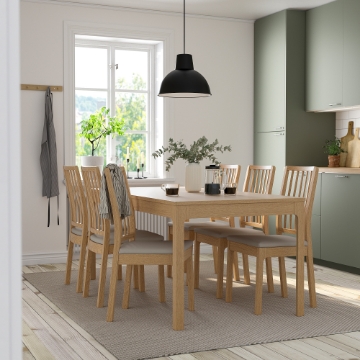 ИКЕА Стол и 6 стульев EKEDALEN ЭКЕДАЛЕН / EKEDALEN ЭКЕДАЛЕН, 794.881.11 - Home Club
