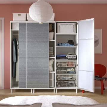 ІКЕА Шафа 2 двері розсувні + 1 двері PLATSA ПЛАТСА, 694.941.98 - Home Club