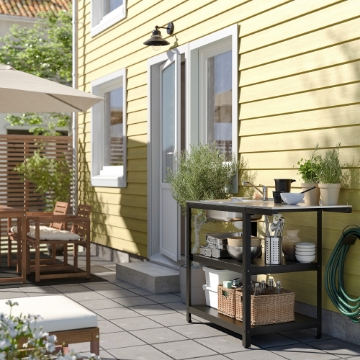 ИКЕА Раковина с боковой стенкой GRILLSKÄR ГРИЛЛЬСКЭР, 494.952.26 - Home Club