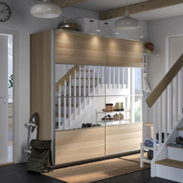 ІКЕА Шафа з розсувними дверцятами PAX ПАКС / MEHAMN МЕХАМН / AULI, 795.613.71 - Home Club