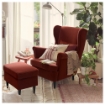 ИКЕА Стул для ног STRANDMON СТРАНДМОН, 205.552.87 - Home Club, изображение 3